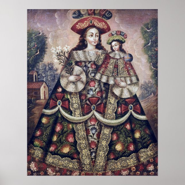 Cuzco School, Peru The Virgin of the Pilgrims Poster (Front)