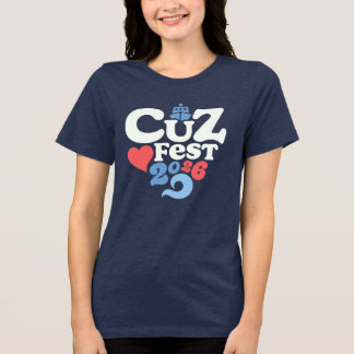 Cuzfest 2026 Tri-Blend shirt