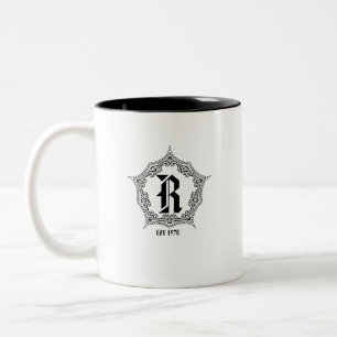 Cuztomizable ClassicFrame Vintage Diner Restaurant Two-Tone Coffee Mug