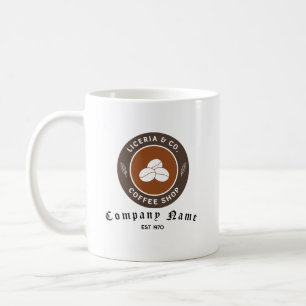 Cuztomizable Vintage Diner Restaurant Logo Coffee Mug