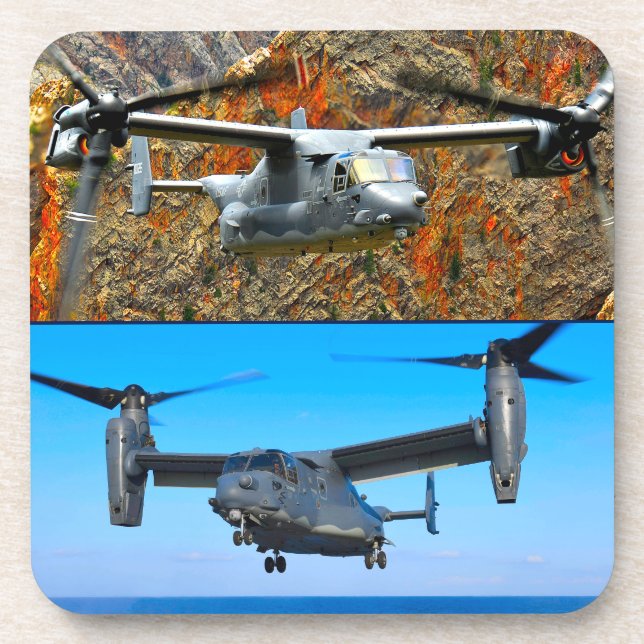 CV-22 OSPREY BEVERAGE COASTER (Front)
