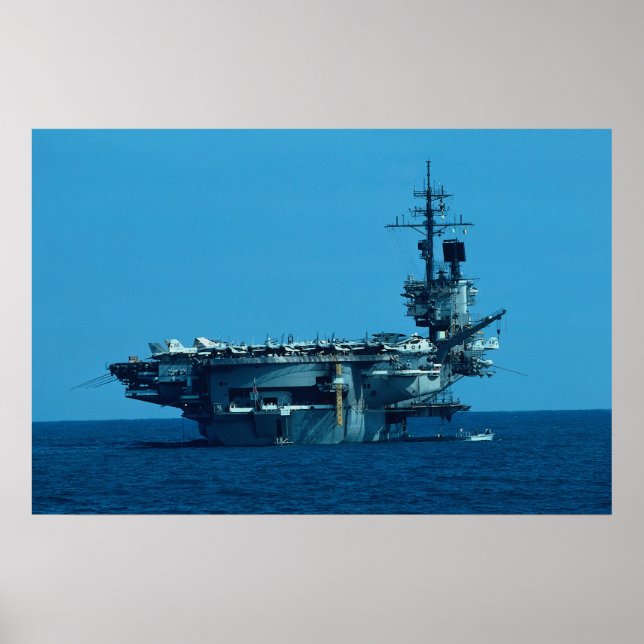 CV-66 "USS America" decommissioning in 1996, stern Poster (Front)