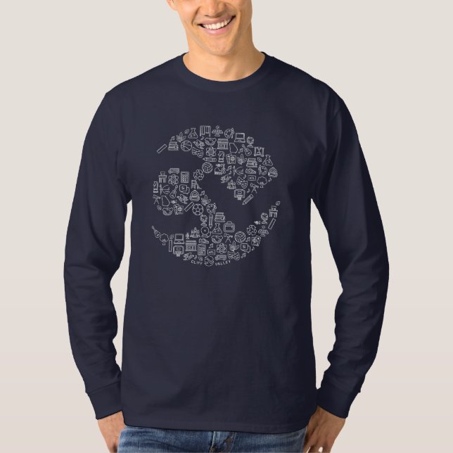 CV Icons - Men's long sleeve tee (Front)