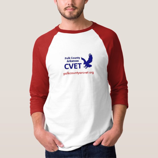 CVET Basic 3/4 Sleeve Raglan T-Shirt (Front)