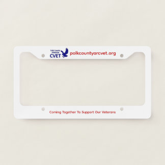 CVET License Plate Frame