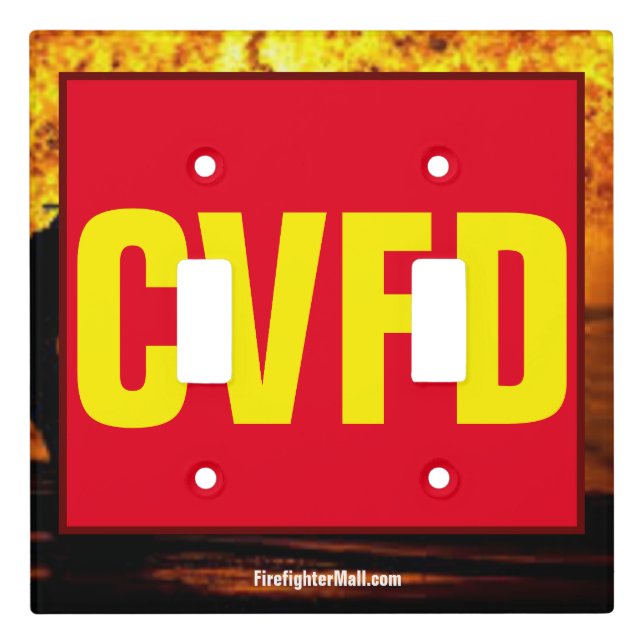 CVFD Double Light Switch Cover (Front)