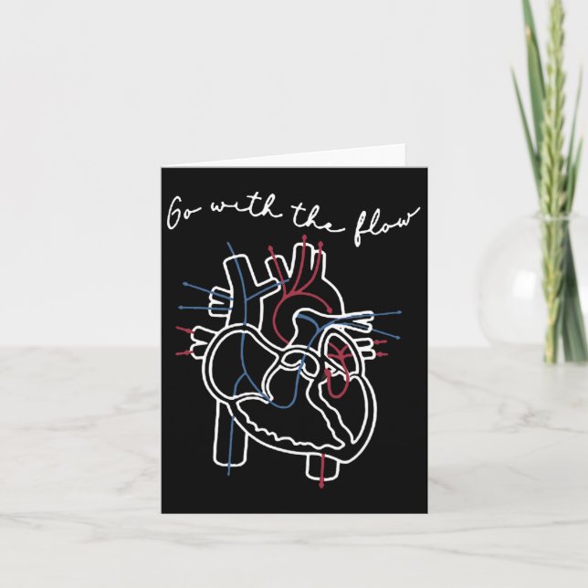 Cvicu Cardiac Nurse Anatomy Cardiology Human Heart Card (Front)