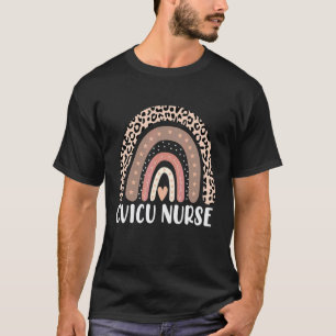 CVICU Nurse Cute Rainbow Cardiovascular intensive T-Shirt