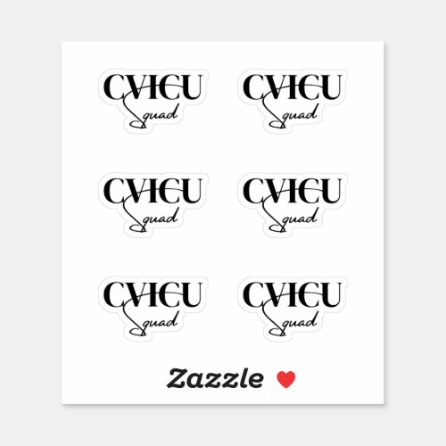 CVICU Squad Sticker Pack