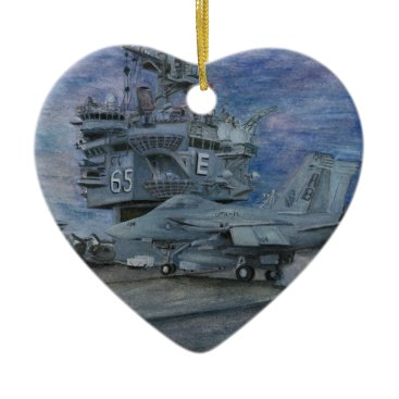 CVN-65 USS ENTERPRISE CERAMIC ORNAMENT CVN-65 USS ENTERPRISE CERAMIC ORNAMENT