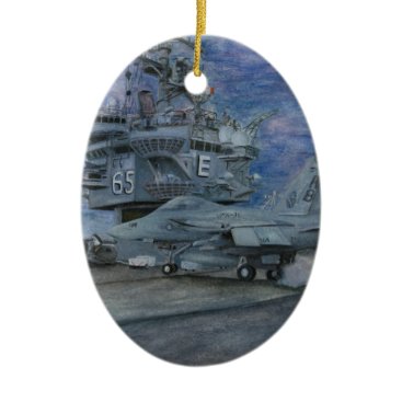 CVN-65 USS ENTERPRISE CERAMIC ORNAMENT CVN-65 USS ENTERPRISE CERAMIC ORNAMENT