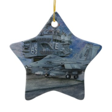 CVN-65 USS ENTERPRISE CERAMIC ORNAMENT CVN-65 USS ENTERPRISE CERAMIC ORNAMENT