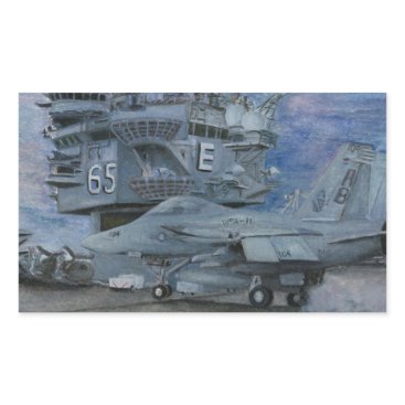CVN-65 USS ENTERPRISE RECTANGULAR STICKER CVN-65 USS ENTERPRISE RECTANGULAR STICKER