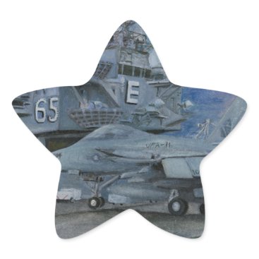 CVN-65 USS ENTERPRISE STAR STICKER CVN-65 USS ENTERPRISE STAR STICKER