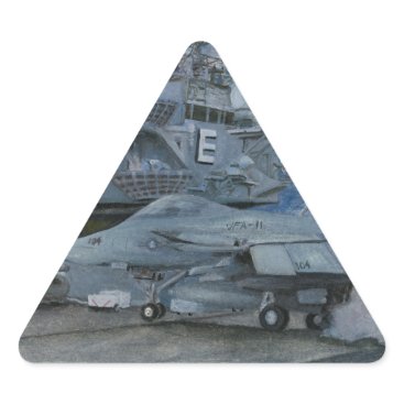 CVN-65 USS ENTERPRISE TRIANGLE STICKER CVN-65 USS ENTERPRISE TRIANGLE STICKER