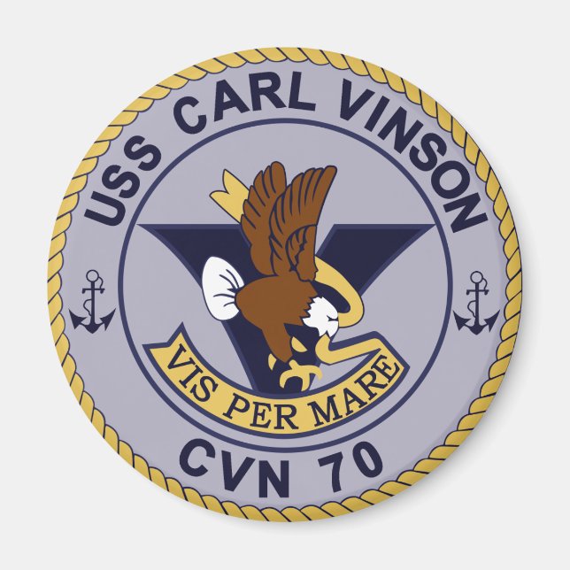 CVN-70 CARL VINSON Multi-Purpose Nuclear Magnet (Front)