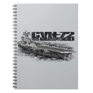 CVN-72 Abraham Lincoln Photo Notebook (80 Pages B
