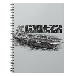 CVN-72 Abraham Lincoln Photo Notebook (80 Pages B
