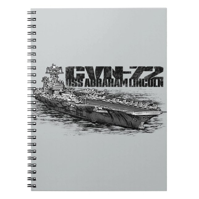 CVN-72 Abraham Lincoln Photo Notebook (80 Pages B (Front)