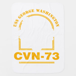Cvn-73 Uss George Washington Baby Blanket