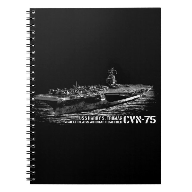 CVN-75 Harry S. Truman Photo Notebook (80 Pages B (Front)