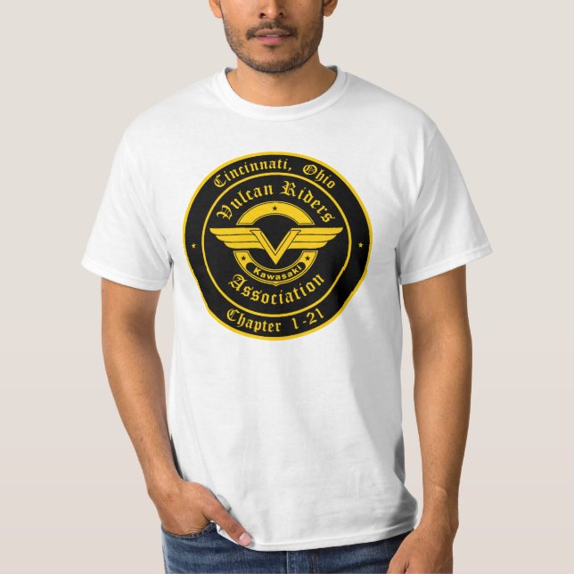 CVR LogoCincinnati Vulcan Riders T-Shirt (Front)