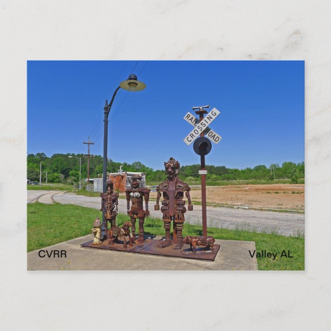 CVRR Trail Iron Man and Family Postcard (Front)