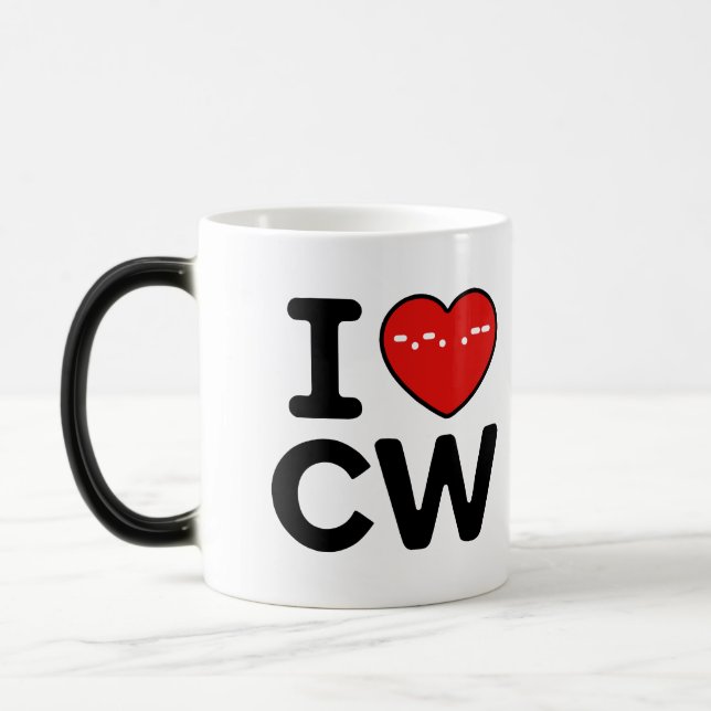 CW Continuous Wave Therapy Love Color Morph Mug (Left)