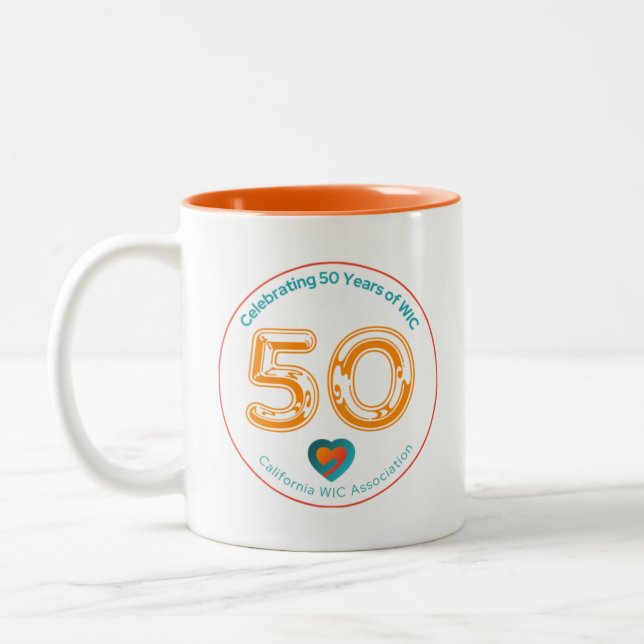 CWA Logo Orange Mug (Left)
