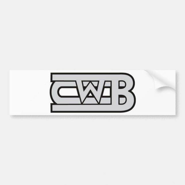 cwb[1]logo bumper sticker (Front)