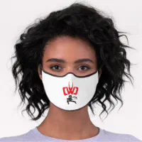 CWC chad Wild Ninja T Shirt Premium Face Mask