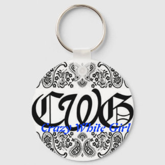 cwg, Crazy White Girl Keychain
