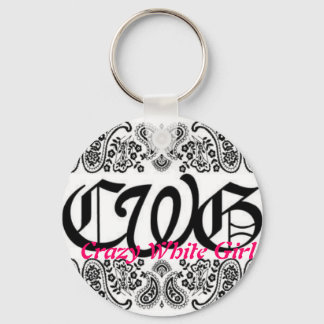 cwg, Crazy White Girl Keychain