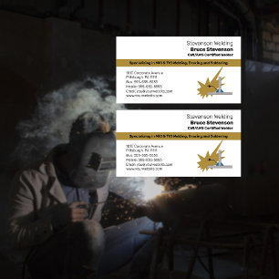 CWI AWS Certified Welder Business Card
