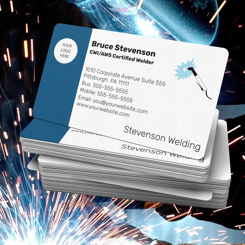 CWI  AWS Certified Welder Business Card