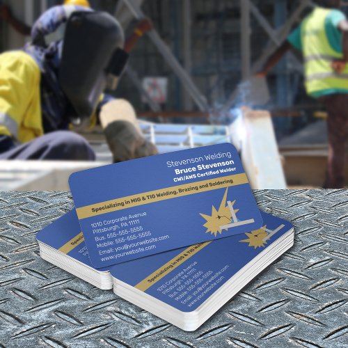 CWI  AWS Certified Welder Business Card