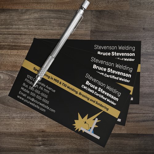 CWI  AWS Certified Welder Business Card