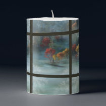 Cwm Autumn Frost Pillar Candle