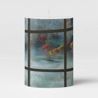 Cwm Autumn Frost Pillar Candle