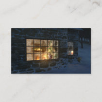 Cwm Christmas Bookmarks Business Card