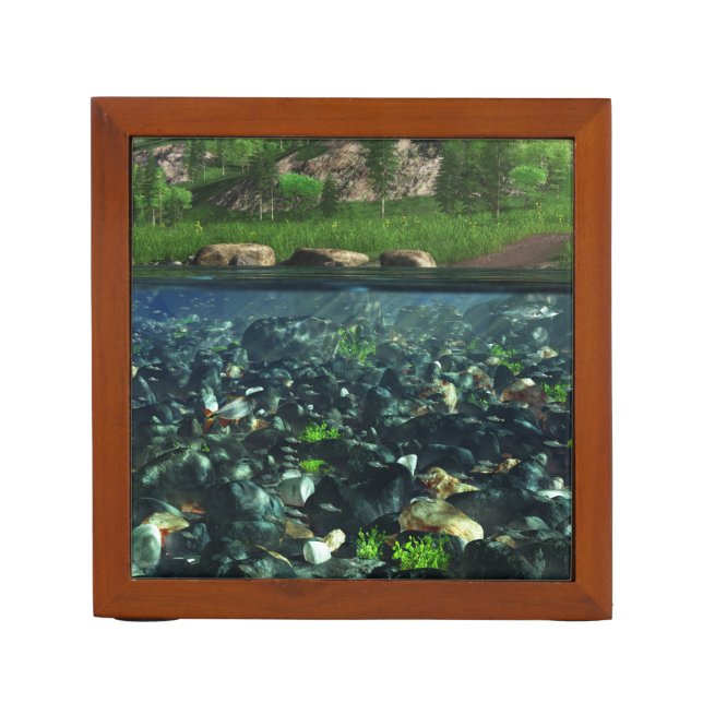 Cwm River Desk Organizer (Front)