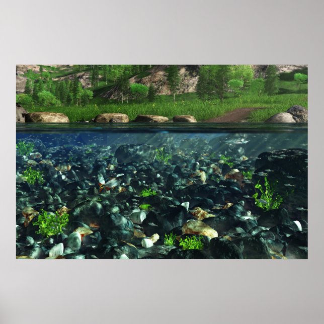 Cwm River Print (Front)