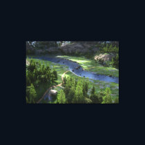 Cwm Solitude Canvas Print