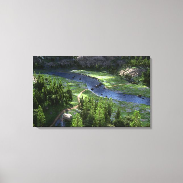 Cwm Solitude Canvas Print (Front)
