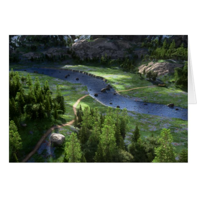 Cwm Solitude Card (Front Horizontal)