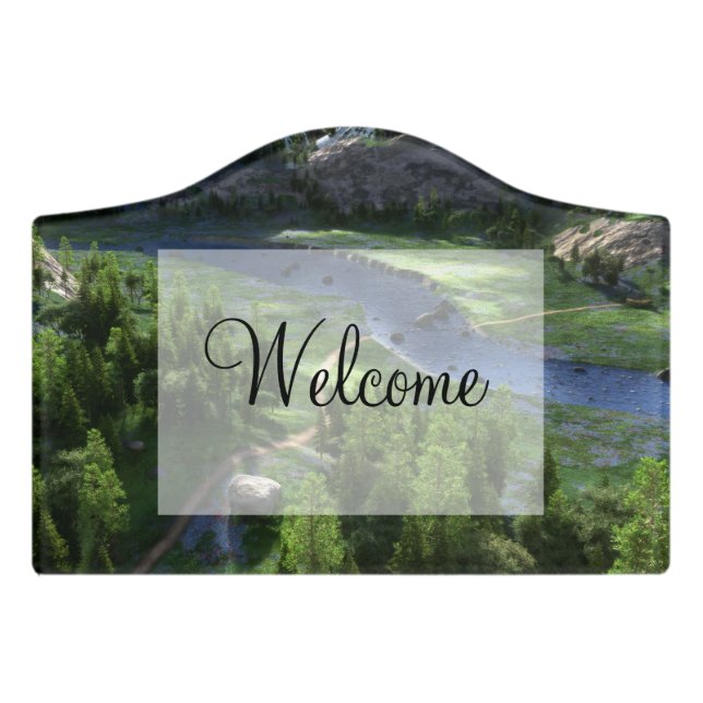 Cwm Solitude Door Sign (Small Crest Front)