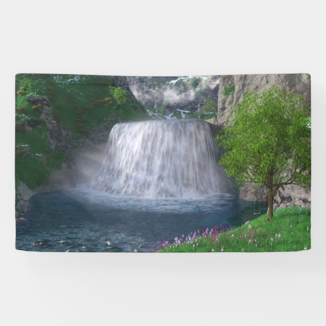Cwm Waterfall Banner (Horizontal)