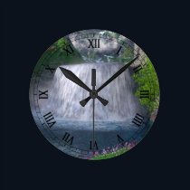 Cwm Waterfall Clock