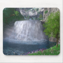 Cwm Waterfall Mousepad