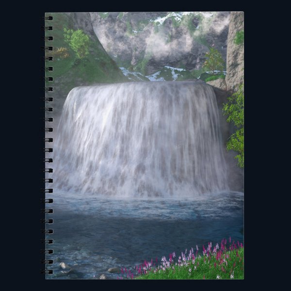 Cwm Waterfall Notebook